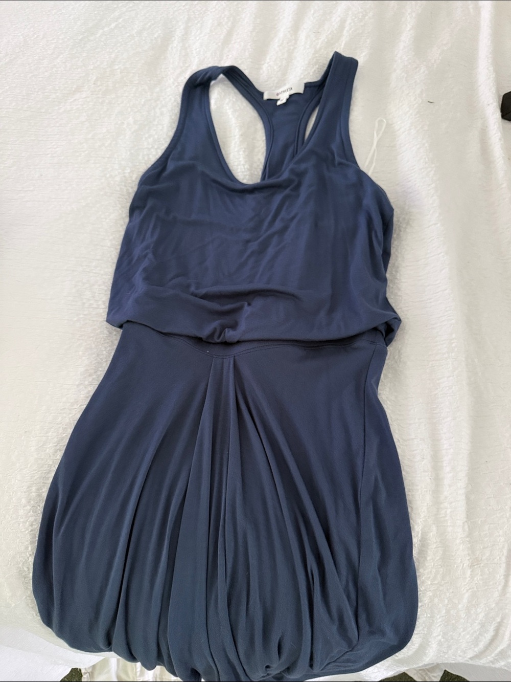 Blue Athleta racerback Dress